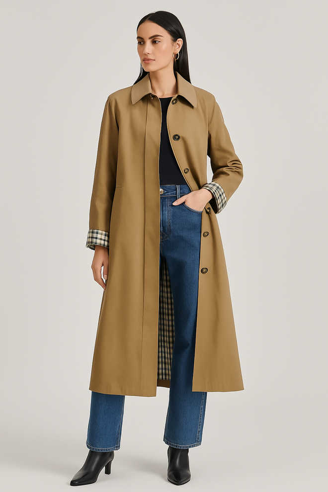 Margo Raglan Sleeve Trench Coat