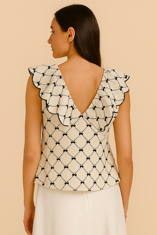 Bella Jacquard Top