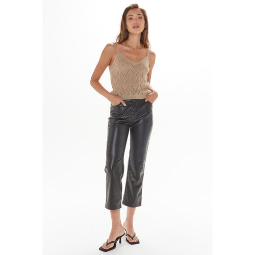 Knit Perforated Cami