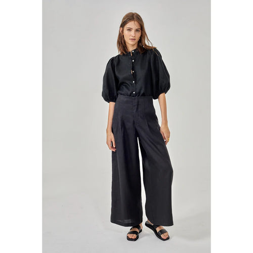 Wide Leg Linen Pants