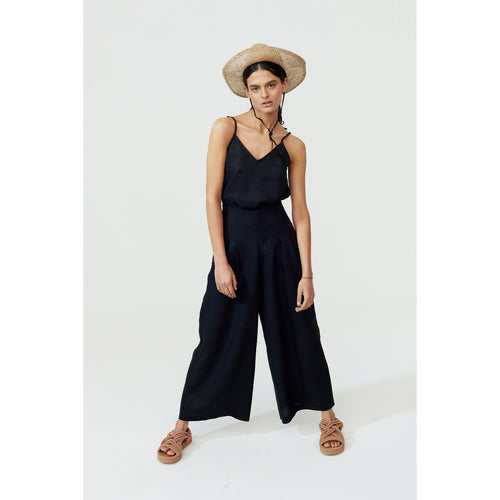 Wide Leg Linen Pants