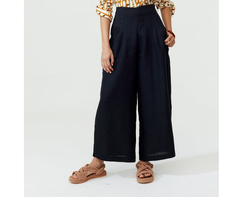 Wide Leg Linen Pants